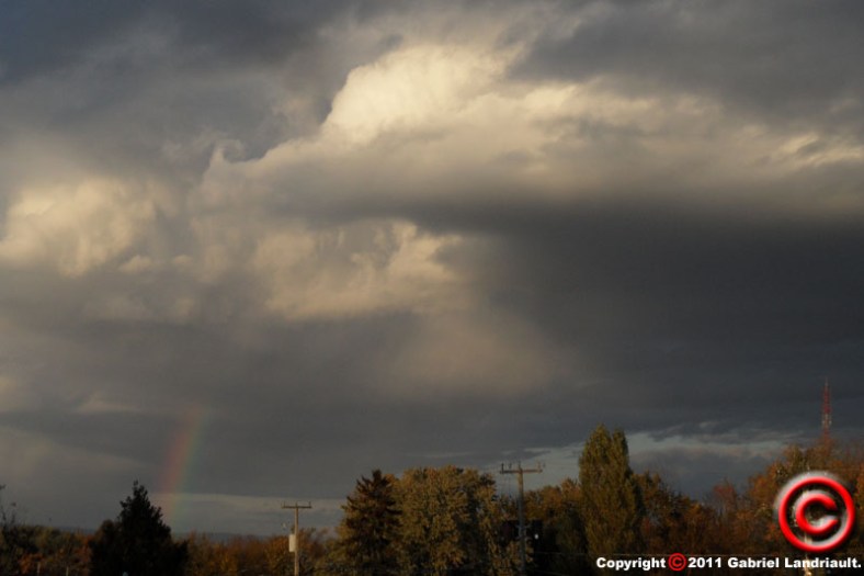 clouds over Vankleek Hill