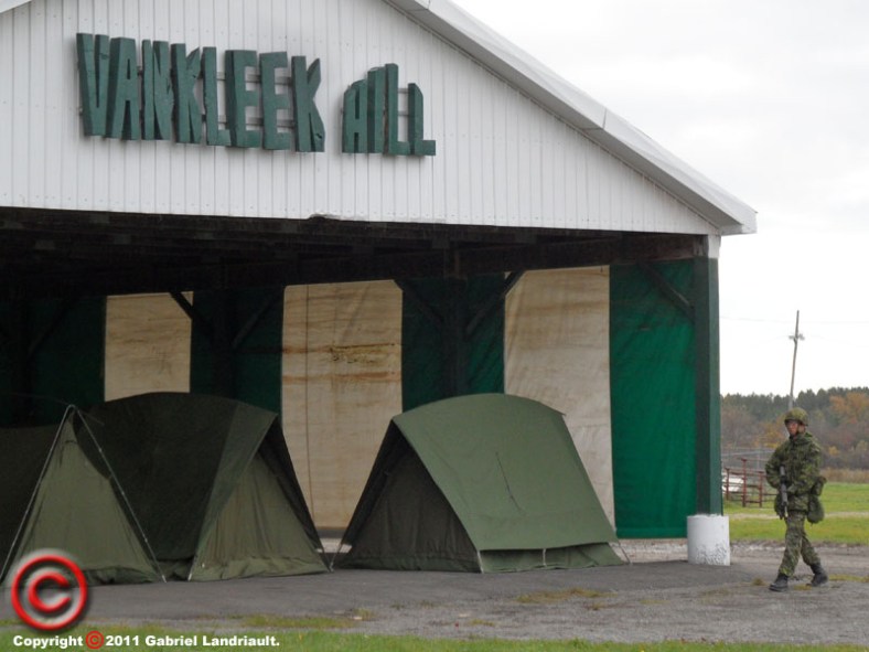 soldiers in Vankleek Hill